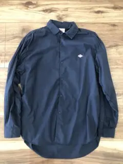 DANTON ネイビー 長袖シャツ