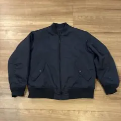 ユニクロ　UNIQLO MA-1 フライトジャケット　ネイビー　紺色　XL 中綿