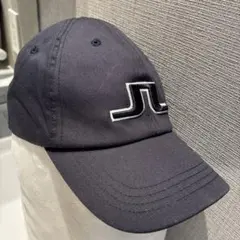 J.LINDEBERG ゴルフキャップ 黒 Lサイズ 綿100%のサムネイル