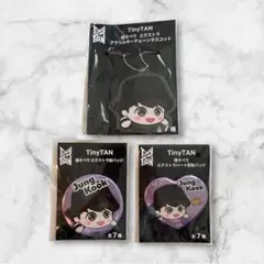 BTS TinyTAN ジョングク 寝そべり キーチェーン 缶バッジ セットのサムネイル