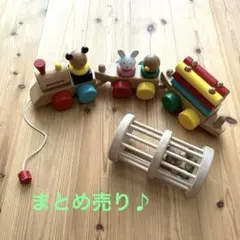 知育玩具まとめ売り　ミキハウス　プルトーイ　エドインター　いろはタワーのサムネイル