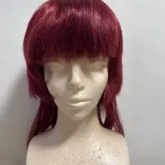 フルウィッグ ウルフカット ボルドーレッドのサムネイル