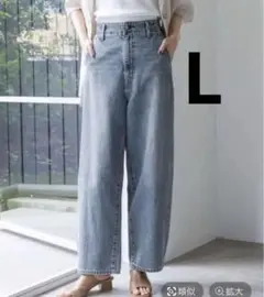 【GLOBAL WORK】デニムバギーパンツ L 本田翼着用