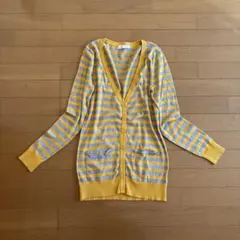 ボーダーカーディガン　y2k 平成ギャル　森ガール