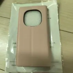 手帳型スマートフォンケース ピンク　レドミノート15 5G