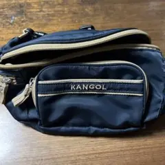 KANGOL 黒 ボディバッグ
