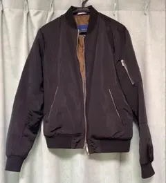 ZARA MAN MA-1ジャケット　ブルゾン　ブラック　M