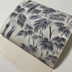 【美品】着物　帯　名古屋帯　お太鼓柄　赤