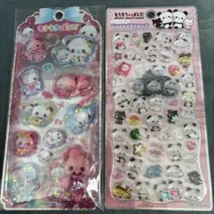 もちもちぱんだ　カミオジャパン 立体シールセット