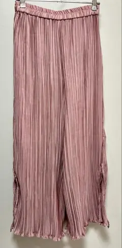 E hyphen world gallery プリーツパンツ ピンク