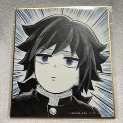 【9562】鬼滅の刃 ufotableくじ ミニ色紙 ⑳ 冨岡義勇