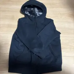 UNIQLO キッズ110裏ボアパーカー 黒