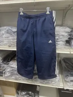 adidas ネイビー パンツ 3本ライン