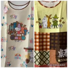 【新品】SNOOPY＆トムとジェリー　エプロン２枚セット