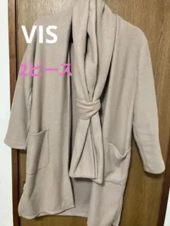 VIS★マフラーセットカーディガンのサムネイル