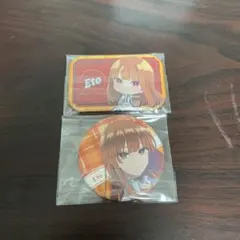 カラフルピーチ　えと　缶バッジ