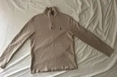 Polo ジップニットセーター