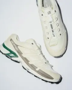 &サロモン トレイルランニングシューズ ベージュ系 メンズ