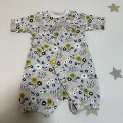《最終値下げ》花柄ロンパース60cm