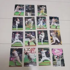(美品)プロ野球チップスカード福岡ソフトバンクホークス15枚