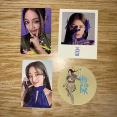 TWICE ジヒョ THISISFOR zone ステッカー トレカ