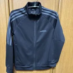 adidas ジップアップジャケット 黒　140