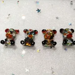 くまさんハロウィンパーツ(４個セット)