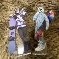 ブルーロック 凪誠士郎　御影玲王　アクスタ　まねきねこ　スノボ　スノーボード