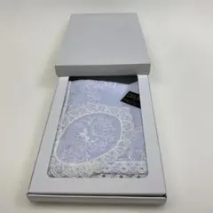 CELINE レース付きハンカチ 白