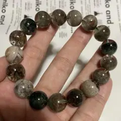 高品質　天然石　ミックス　ガーデンクォーツ　ブレスレット　四季