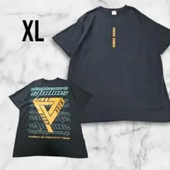 United Athle Tシャツ XL 黒 ビッグシルエット ロゴ ストリート