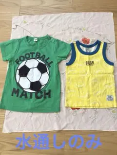 チークルーム　サッカーボールTシャツ、エフオーキッズ　タンクトップ　95のサムネイル