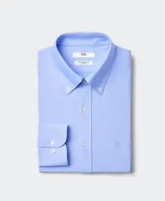 UNIQLO スーパーノンアイロンジャージースリムシャツ ボタンダウン