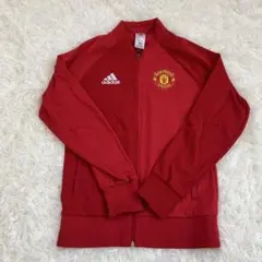 アディダス×マンチェスター・ユナイテッド トラックトップ 刺繍エンブレム