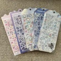 最安✨正規品　ボンボンドロップシールmini シャーベット　5枚セット