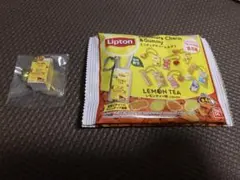 リプトン Lipton ミニチュアチャーム グミ 食玩 バンダイ　レモンティー