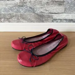 ⭕️ neuemarche フラットシューズ ピンク 日本製　23.0のサムネイル