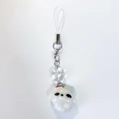 すやすやクリームソーダ犬キーホルダー