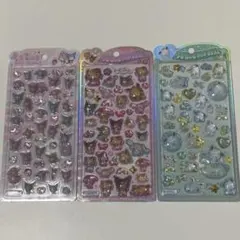 うるちゅるポップシール　サンリオ　3種