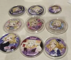 ラブライブサンシャイン　小原鞠莉ちゃん　缶バッジ・アクリルバッジ(小)セット