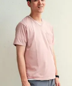 ☆チャオパニック ＴＥＣＨ＋ＤＲＹ Vネック Tシャツ/メンズ/S☆新品