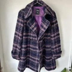 CECI M'BEE ネイビー ピンク チェック テーラードジャケット