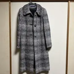 MaxMara STUDIO ロングコート チェック柄 - メルカリ