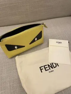 週末値引き！FENDI カールラガーフェルド 長財布 スタッズ フィンディ