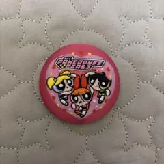 パワーパフガールズ 刺繍缶バッジ ビスケット