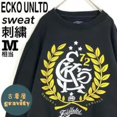 【人気アイテム】エコーアンリミテッド☆スウェットトレーナー　刺繍ロゴ　月桂樹