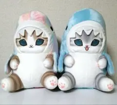 新品】mofusand パステルサメにゃんBIGぬいぐるみ 2種セット - メルカリ