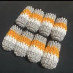 椅子カバー⭐︎グレー×オレンジ