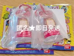 たまごっちカスタムキーリング ケーたま りんごレッド　めめっち　②つ　セットのサムネイル