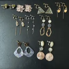 【24h以内匿名配送】イヤリング まとめ売り ゴールド シルバー